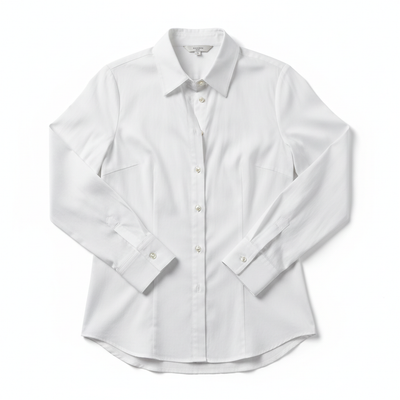 Classic White Full Sleeve Office Shirt for Women